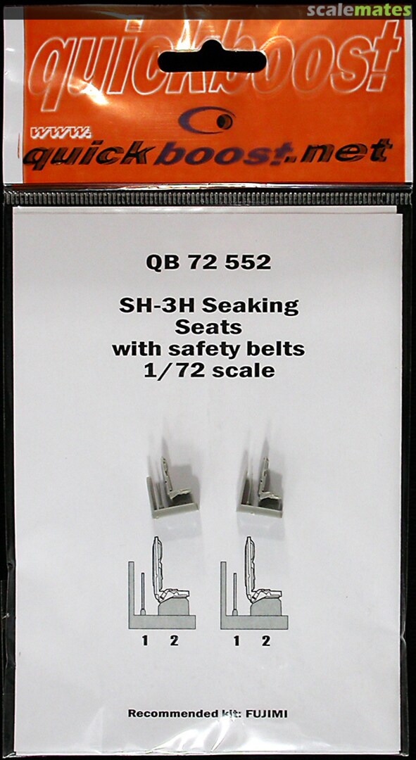 Contents SH-3H Seaking - Seats w/ Safety Belts QB 72 552 Quickboost