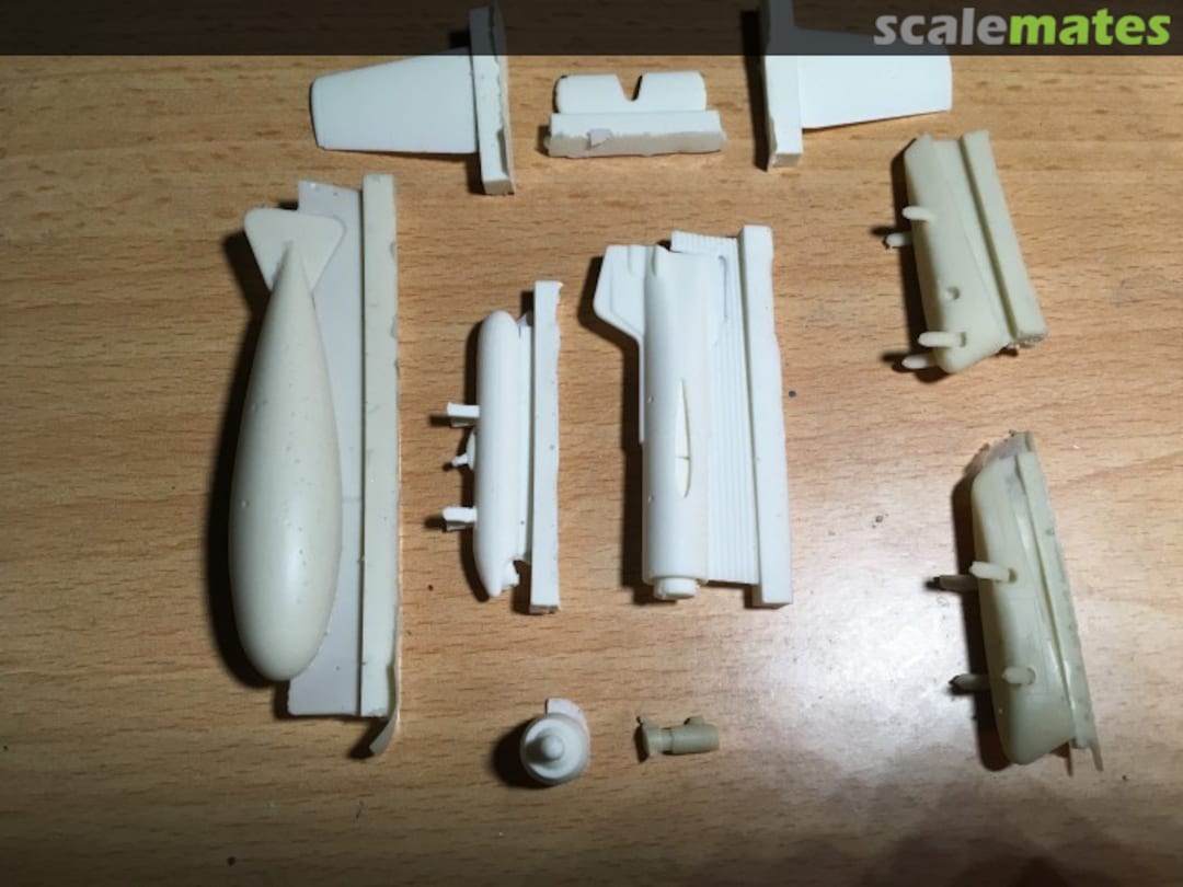 Boxart Hs 293 missile and drop tank HS2 Scratchbuilders Choice