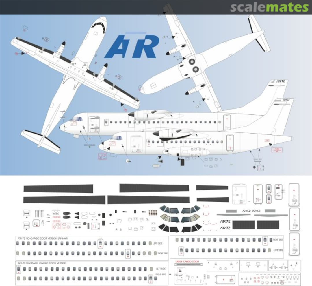 Boxart ATR-42/72 ATR-Detail-144 Nazca decals Boxart ATR-42/72 ATR-Detail-144 Nazca decals