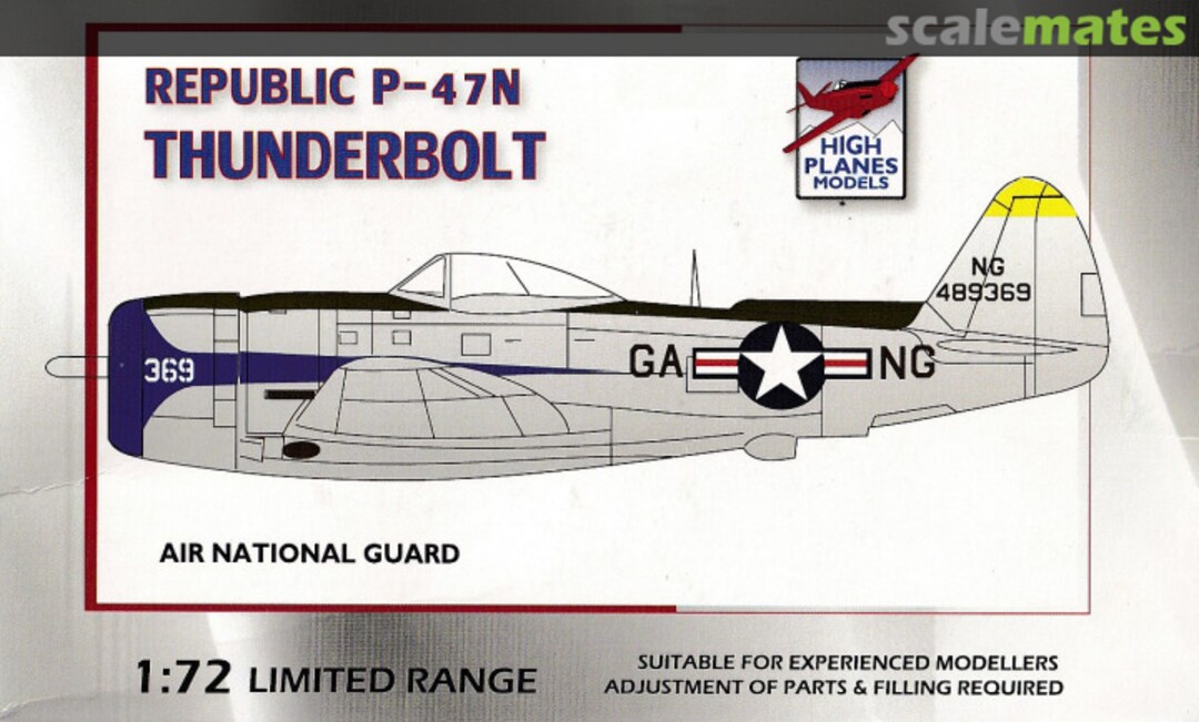 Boxart Republic P-47N Thunderbolt K072022 High Planes Models Boxart Republic P-47N Thunderbolt K072022 High Planes Models