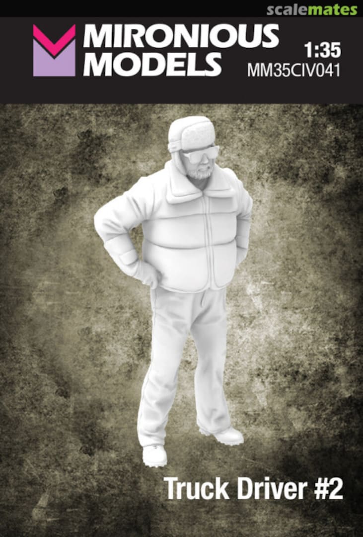 Boxart Truck Driver No.2 (1 Figure / 3D-Printed) MM35CIV041 Mironious Models Boxart Truck Driver No.2 (1 Figure / 3D-Printed) MM35CIV041 Mironious Models