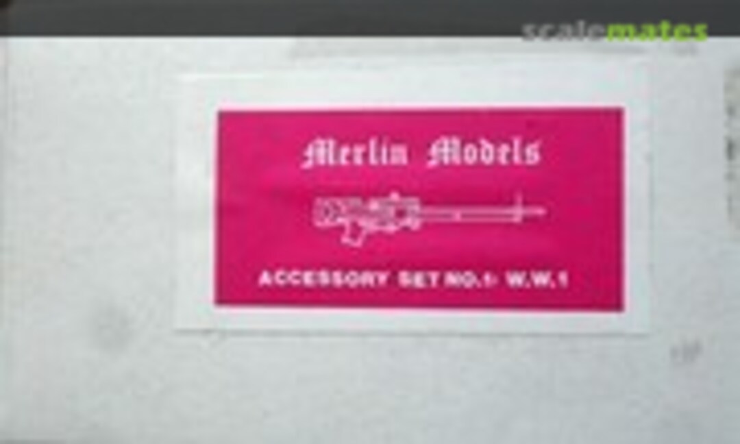 1:72 W.W. 1 guns (Merlin Models set 1) set 1