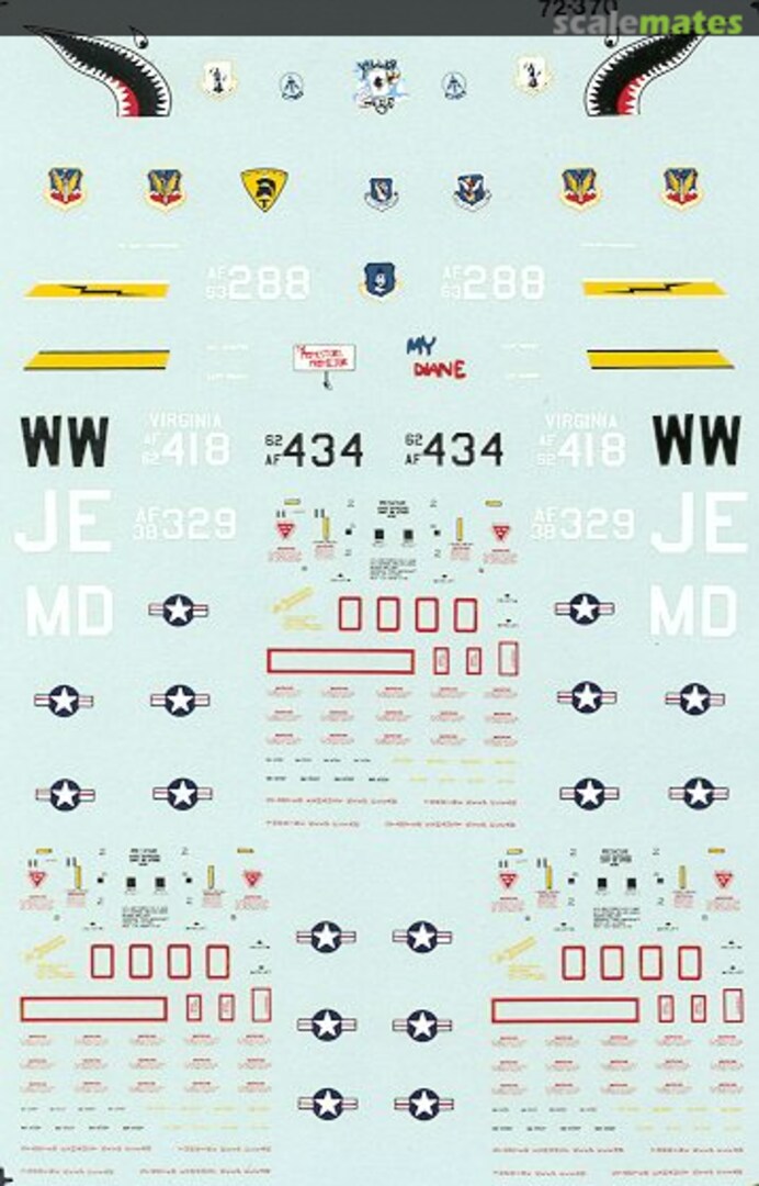 Boxart F-105F/G Thunderchief 72-370 Microscale Boxart F-105F/G Thunderchief 72-370 Microscale