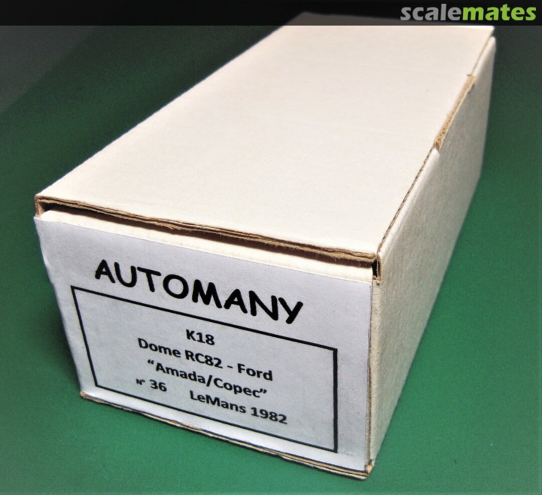 Boxart Dome-Ford RC82 "AMADA" K18 Automany Boxart Dome-Ford RC82 "AMADA" K18 Automany