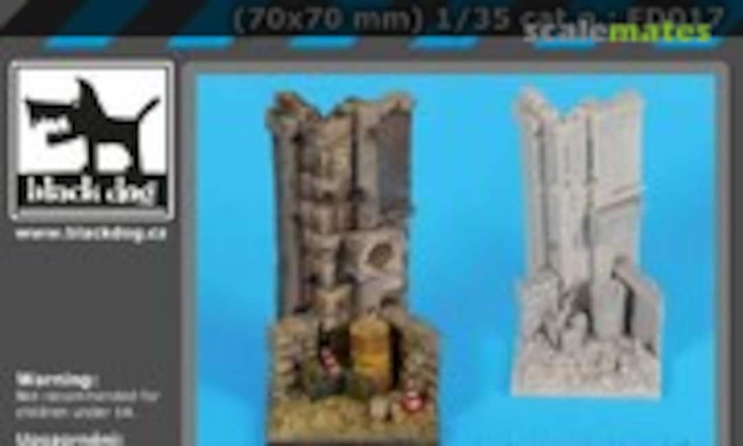 1:35 Corner base (Black Dog FD017) FD017