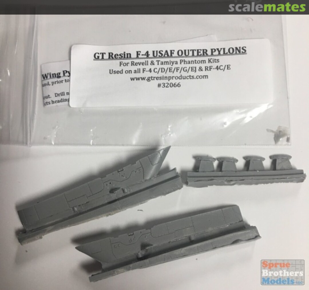Boxart US Air Force F-4 Phantom II Outer Pylons (TAM/REV kit) 32066 GT Resin Boxart US Air Force F-4 Phantom II Outer Pylons (TAM/REV kit) 32066 GT Resin