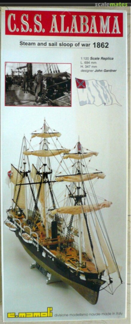 Boxart CSS Alabama MV53 Mamoli Boxart CSS Alabama MV53 Mamoli