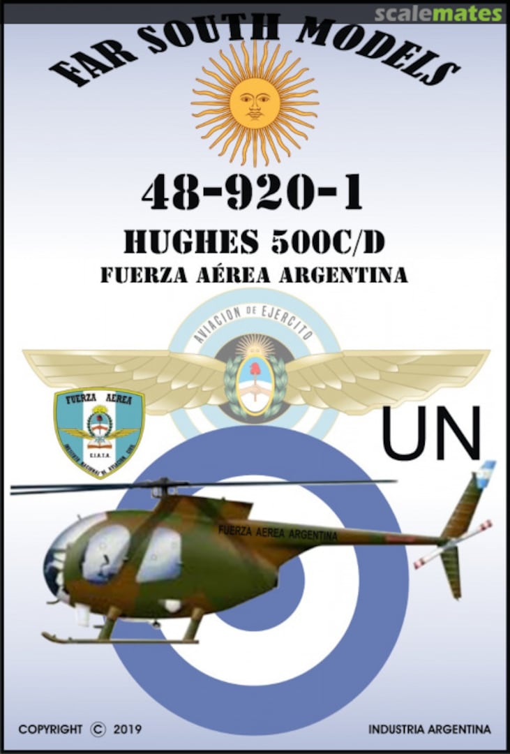 Boxart HUGHES 500 C/D FAA 48-920-1 Far South Models Boxart HUGHES 500 C/D FAA 48-920-1 Far South Models