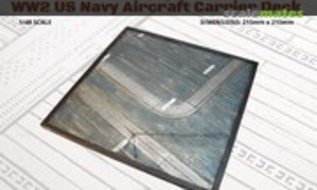 1:48 WW2 US Navy Aircraft Carrier Deck (Fallout Models FM-A034) FM-A034