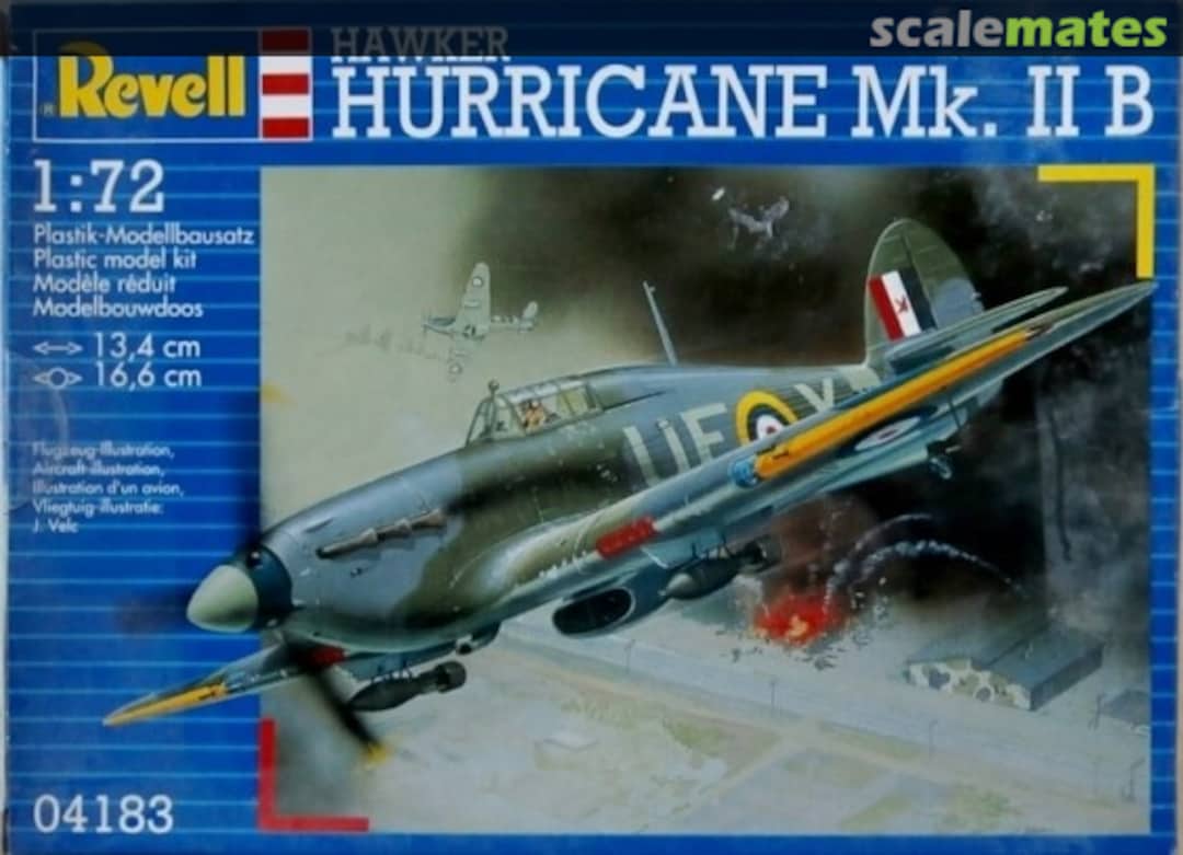 Boxart Hawker Hurricane Mk. II B 04183 Revell Boxart Hawker Hurricane Mk. II B 04183 Revell