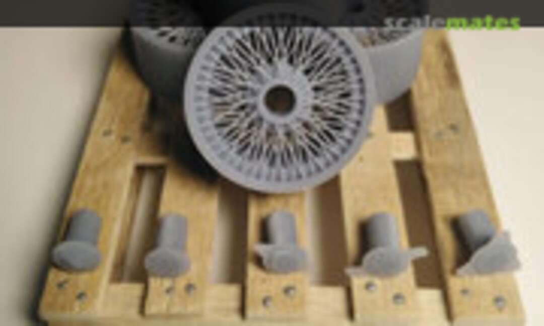 1:24 Model Car Wheels (Jaguar E-Type) (Jack Modelling )