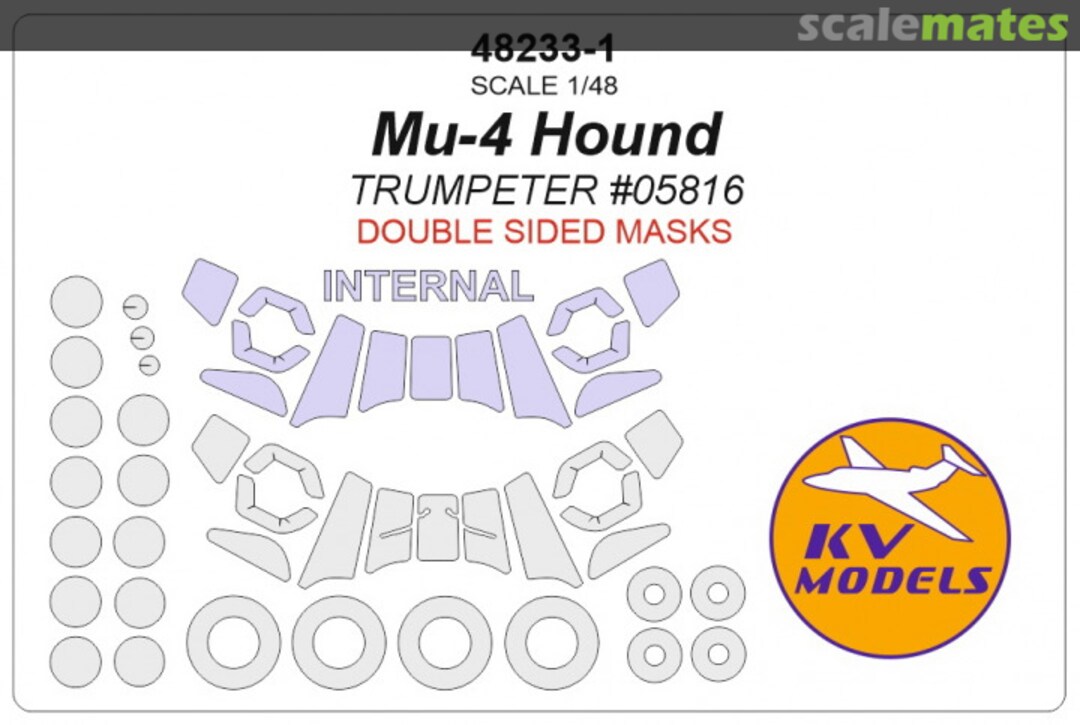 Boxart Mi-4 Hound (double-sided masks) 48233-1 KV Models