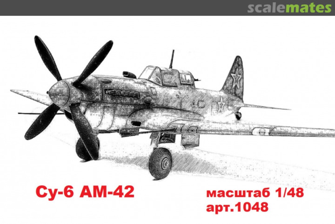 Boxart Sukhoi Su-6 w/AM-42 engine 1048 Komar Models Boxart Sukhoi Su-6 w/AM-42 engine 1048 Komar Models