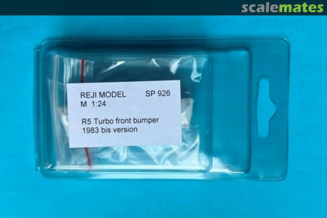 Boxart Renault 5 Turbo Front Bumper SP 926 REJI Model Boxart Renault 5 Turbo Front Bumper SP 926 REJI Model
