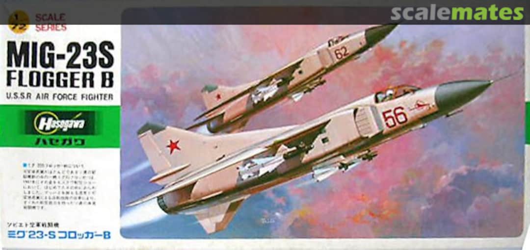 Boxart Mig-23S Flogger B JS-136 Hasegawa Boxart Mig-23S Flogger B JS-136 Hasegawa