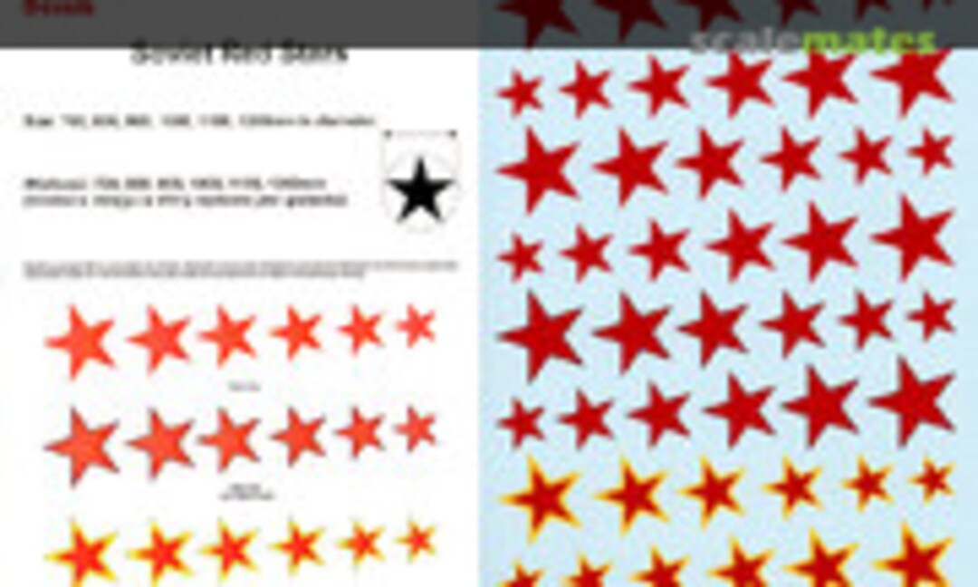 1:48 Soviet Red Stars (Techmod 48021) 48021