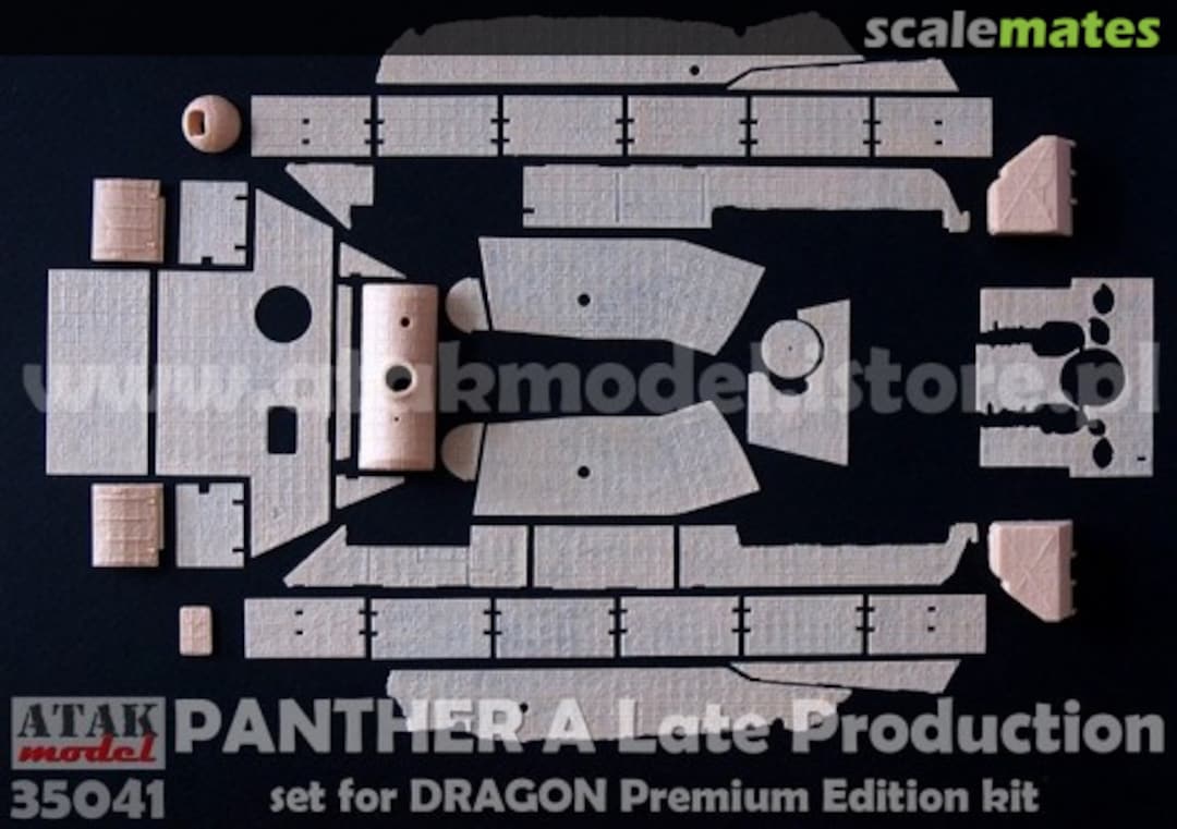 Boxart Panther Ausf. A late, Sd.Kfz. 171 Zimmerit 35041 Atak Model Boxart Panther Ausf. A late, Sd.Kfz. 171 Zimmerit 35041 Atak Model