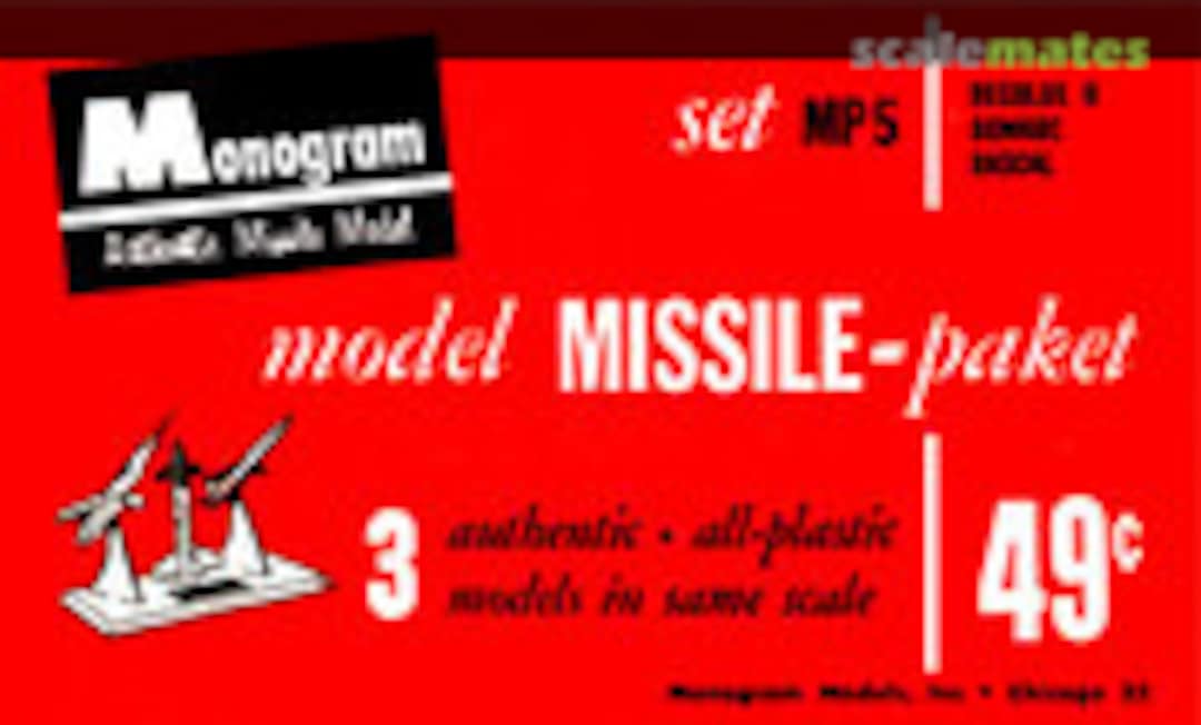 1:128 Model Missile-Paket (Monogram MP5) MP5