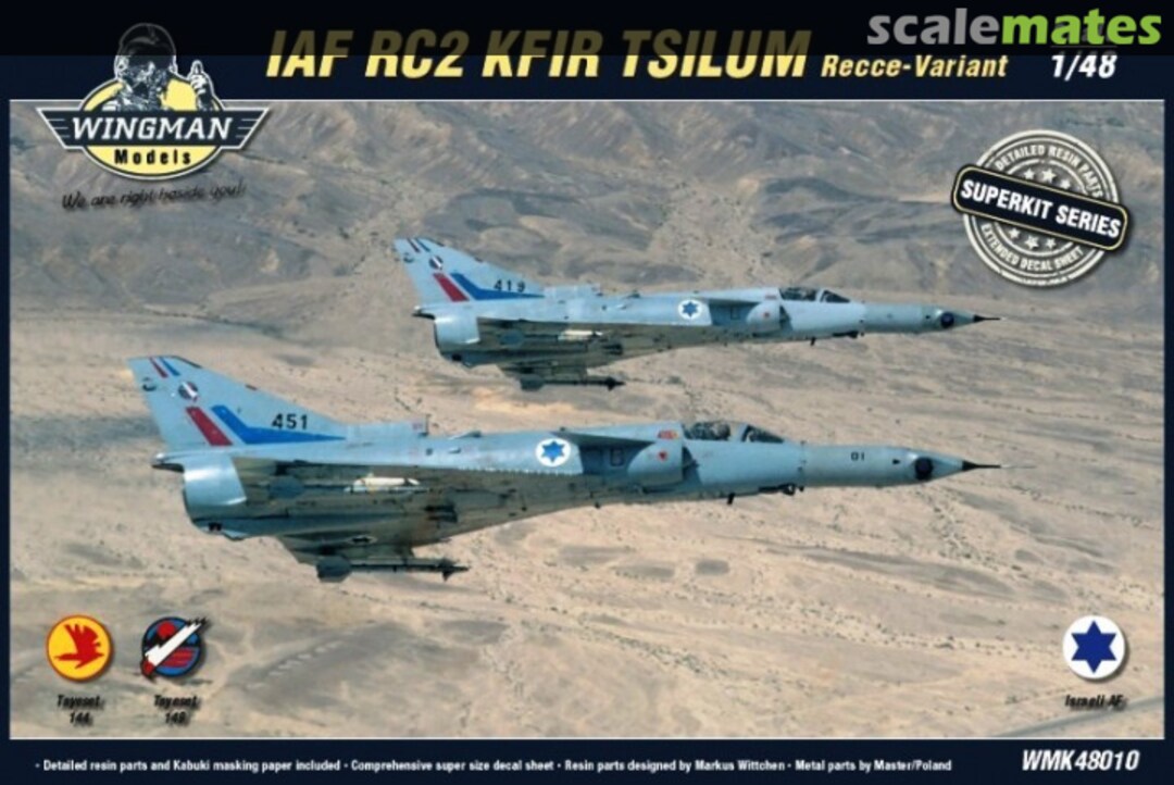 Boxart RC2 Kfir Tsilum WMK48010 Wingman Models Boxart RC2 Kfir Tsilum WMK48010 Wingman Models