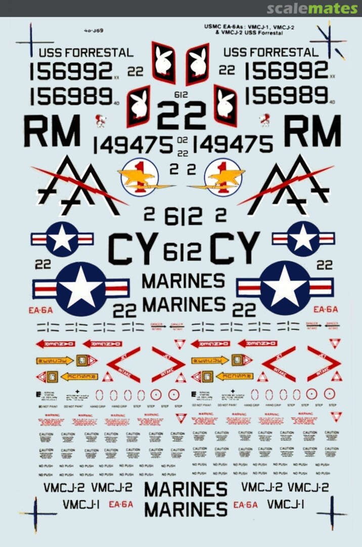 Boxart USMC EA-6A Intruders 48-369 SuperScale International Boxart USMC EA-6A Intruders 48-369 SuperScale International