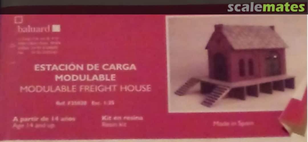 Boxart Modulable Freight House F35020 Baluard Models Boxart Modulable Freight House F35020 Baluard Models