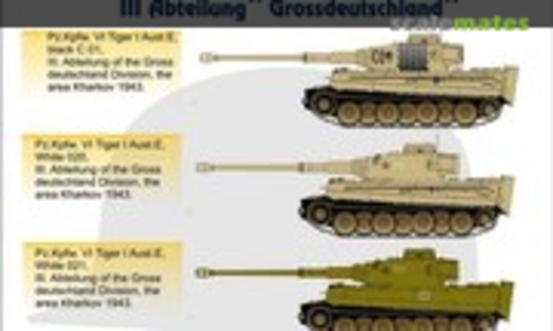 1:72 Pz.Kpfw.VI Tiger I Battle of Kharkov pt. 3 (H-Models Decals HMT72004) HMT72004