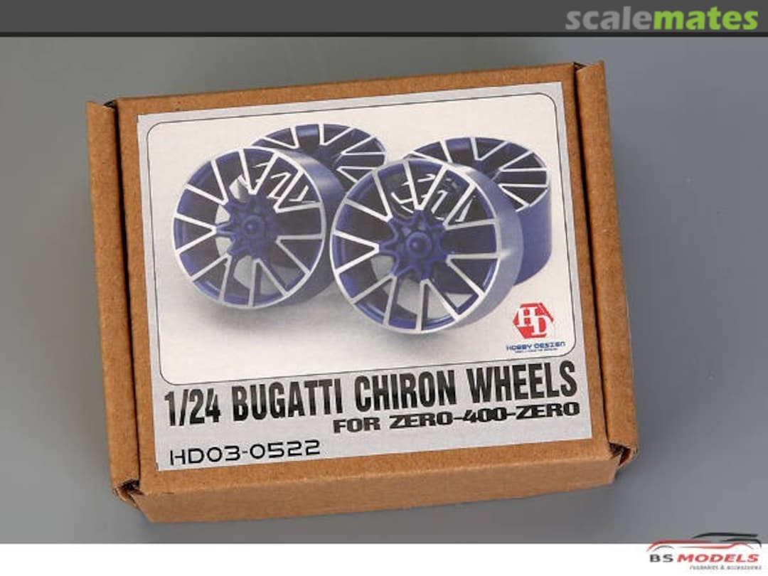 Boxart Bugatti Chiron Wheels HD03-0522 Hobby Design Boxart Bugatti Chiron Wheels HD03-0522 Hobby Design