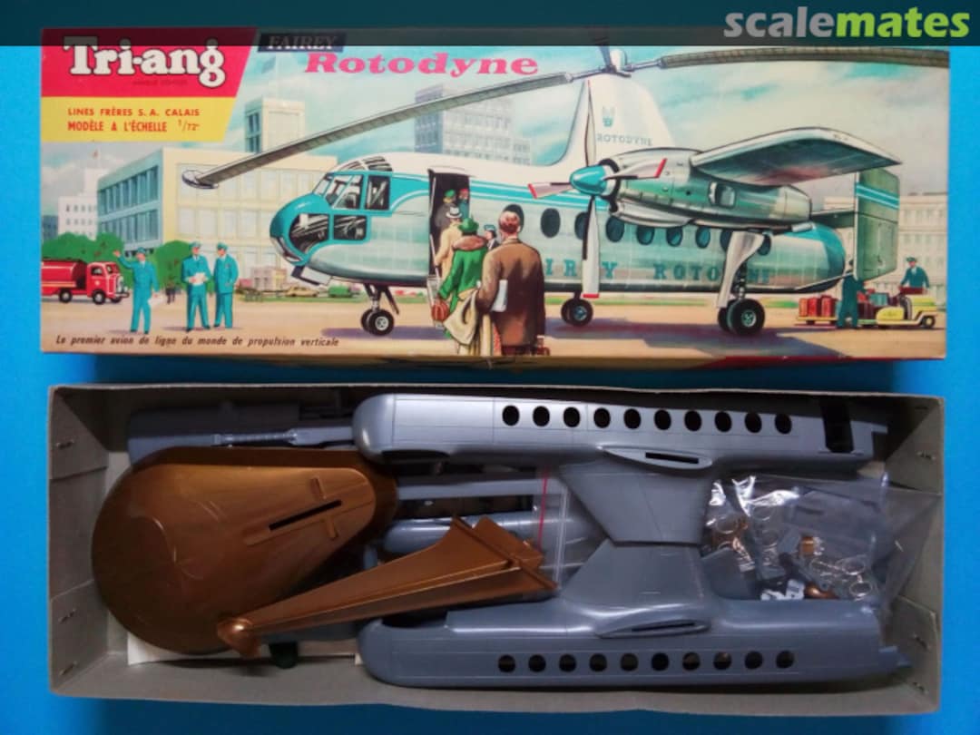 Contents Fairey Rotodyne C. 358 P. Tri-ang (FROG)