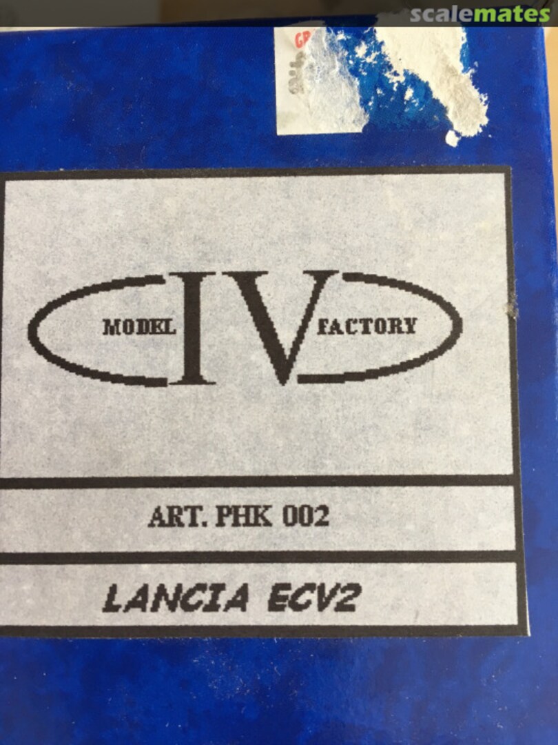 Boxart Lancia ECV2 PHK 002 IV Model Factory Boxart Lancia ECV2 PHK 002 IV Model Factory
