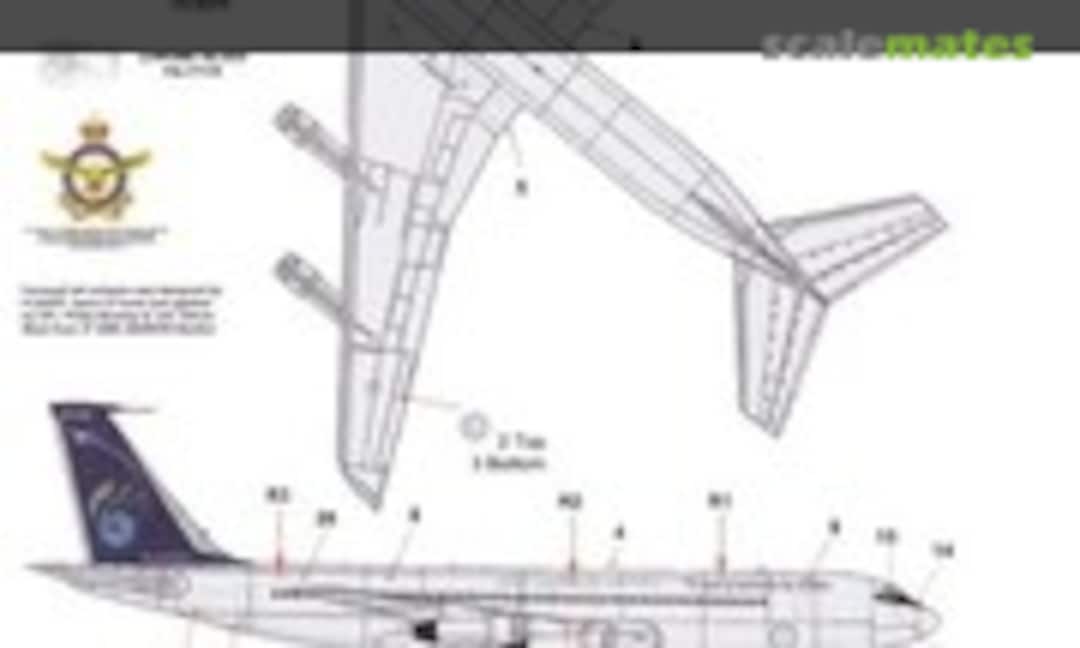 1:144 RAAF 33 Sqn. Boeing 707-338C, 2008 Farewell Scheme (Hawkeye Models AAF-028) AAF-028