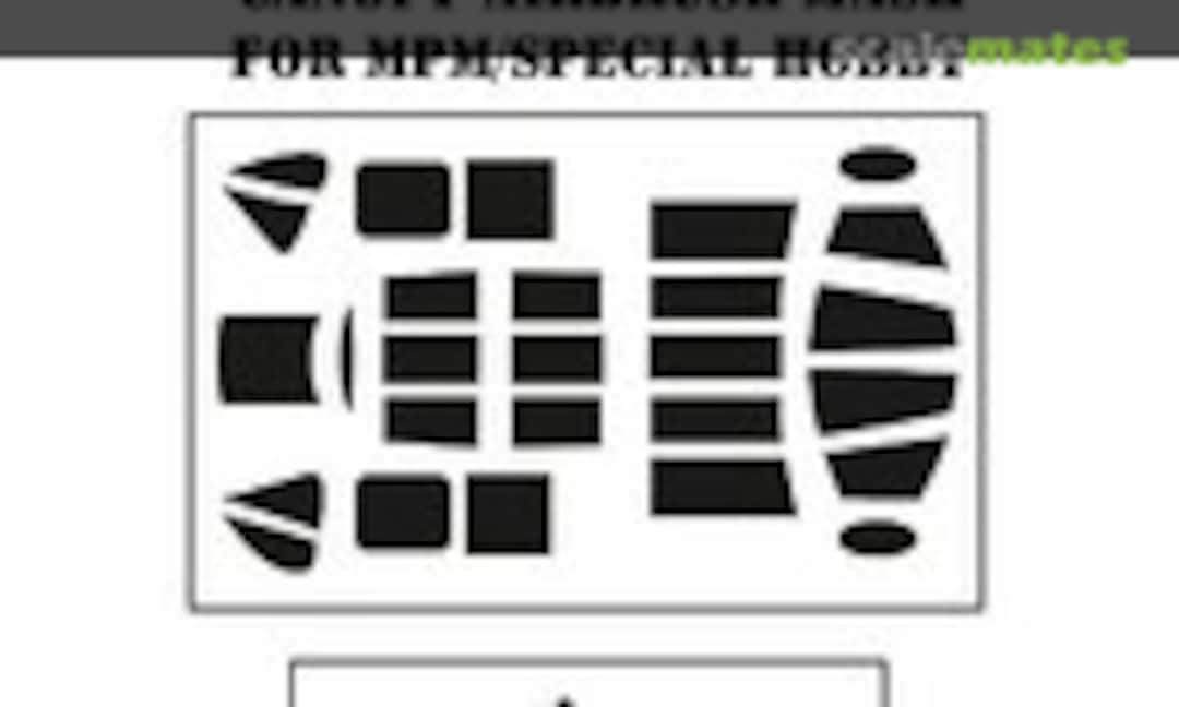 1:72 Douglas A-20B Havoc/Boston canopy airbrush mask (MH Models X72009) X72009