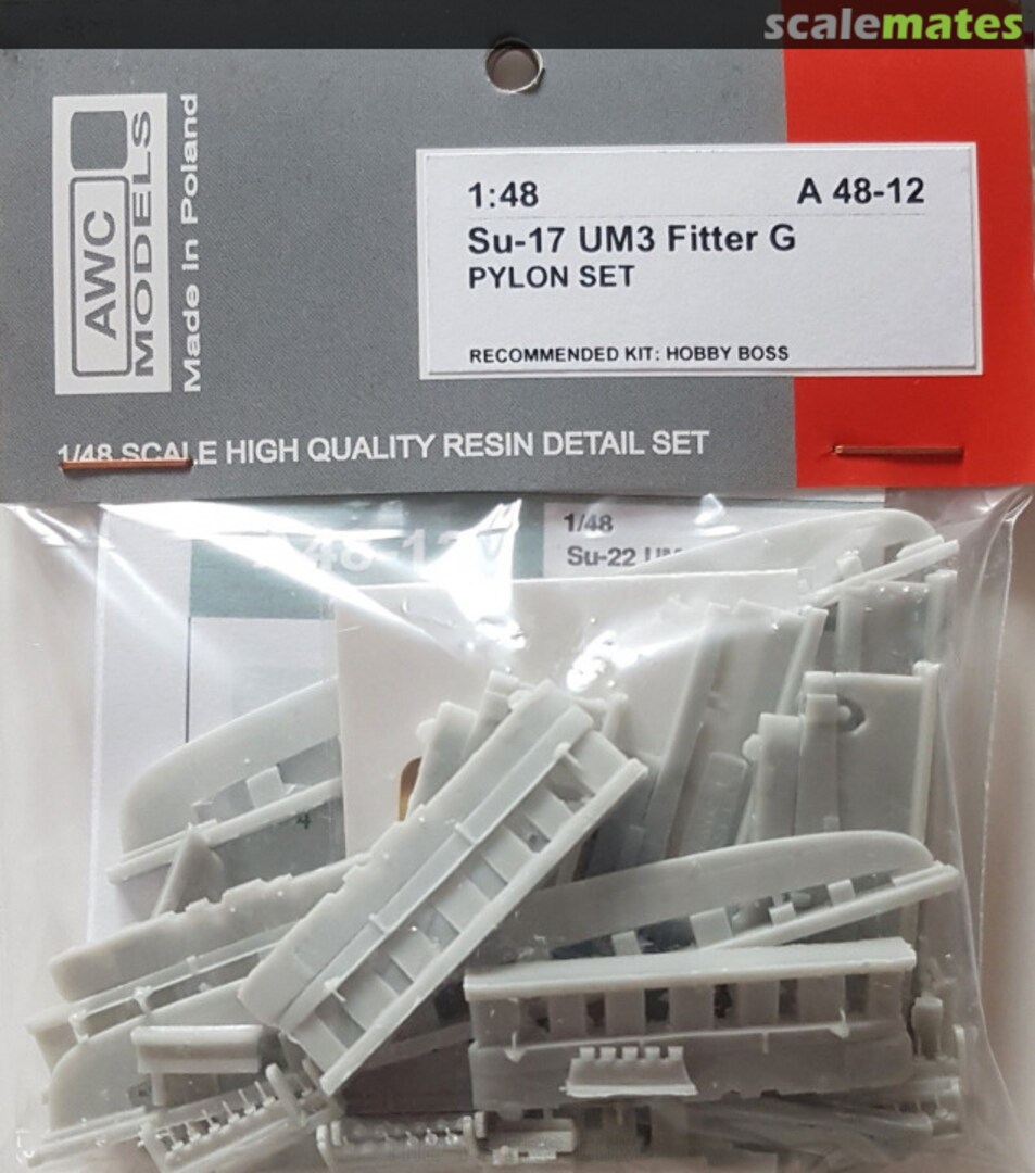 Boxart Su-17 UM3 Fitter G - Pylon Set A48-12 AWC Models Boxart Su-17 UM3 Fitter G - Pylon Set A48-12 AWC Models