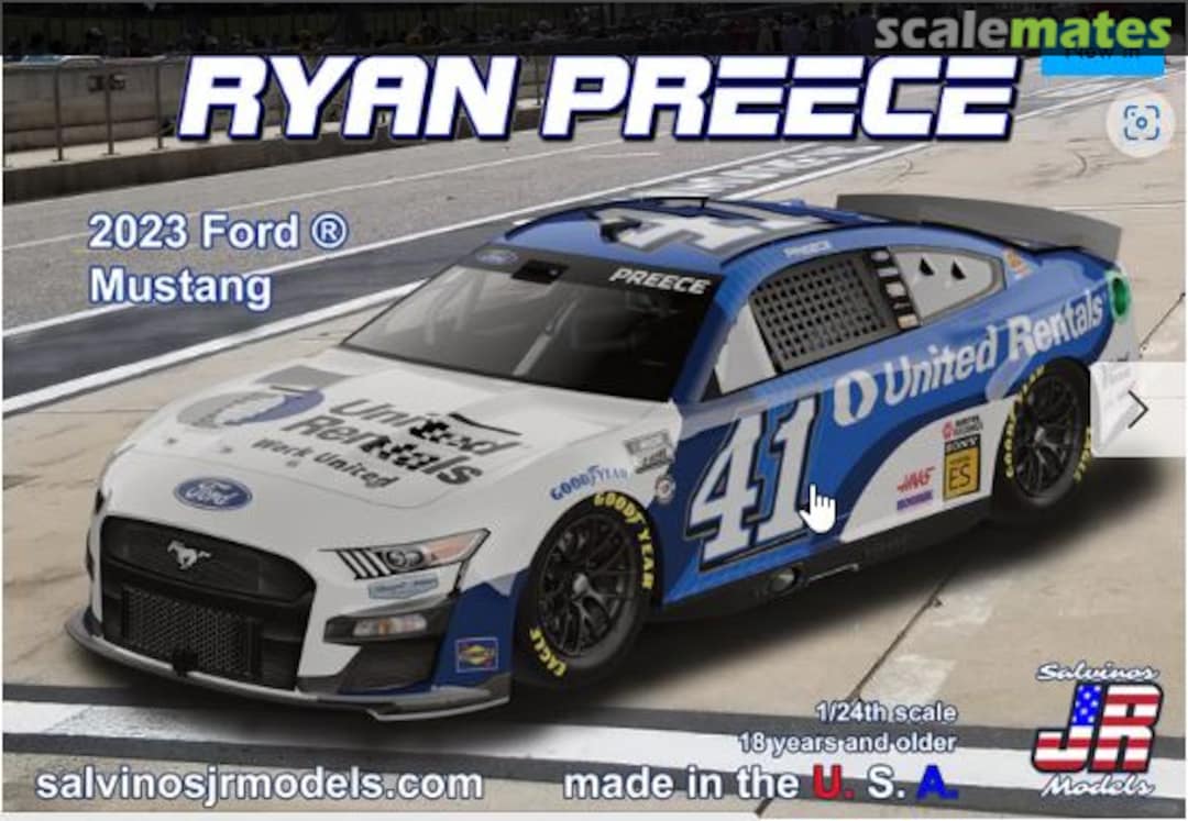 Boxart Ryan Preece SHF2023RPP Salvinos JR Models Boxart Ryan Preece SHF2023RPP Salvinos JR Models