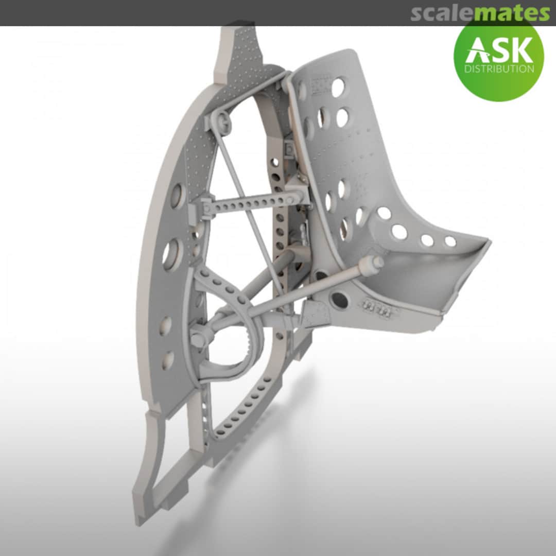 Boxart A6M Bulkhead with Seat in top position 200-A48034 ASK Boxart A6M Bulkhead with Seat in top position 200-A48034 ASK