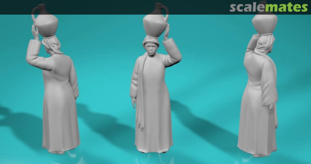 Boxart Arab - Man with a Jug on His Head 99204676-48 EMP3d Boxart Arab - Man with a Jug on His Head 99204676-48 EMP3d