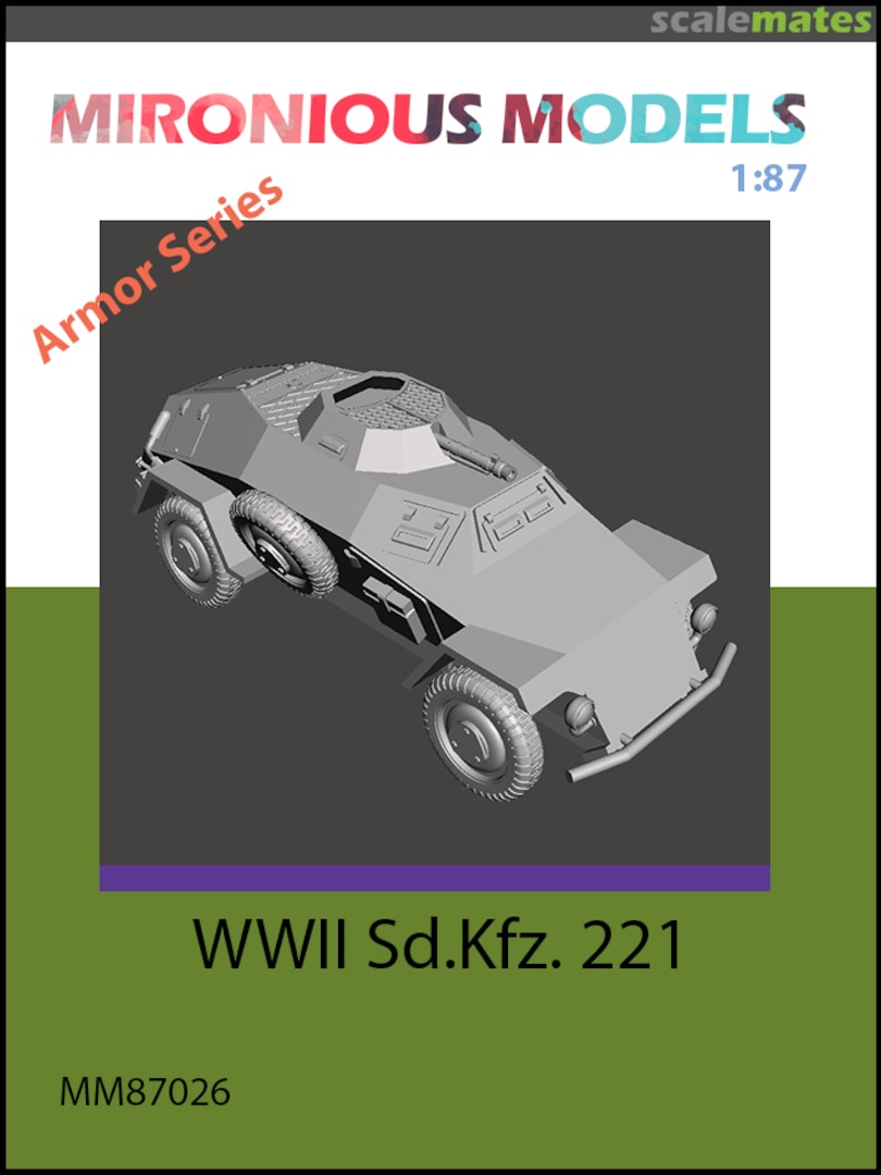 Boxart WWII Sd.Kfz. 221 MM87026 Mironious Models Boxart WWII Sd.Kfz. 221 MM87026 Mironious Models