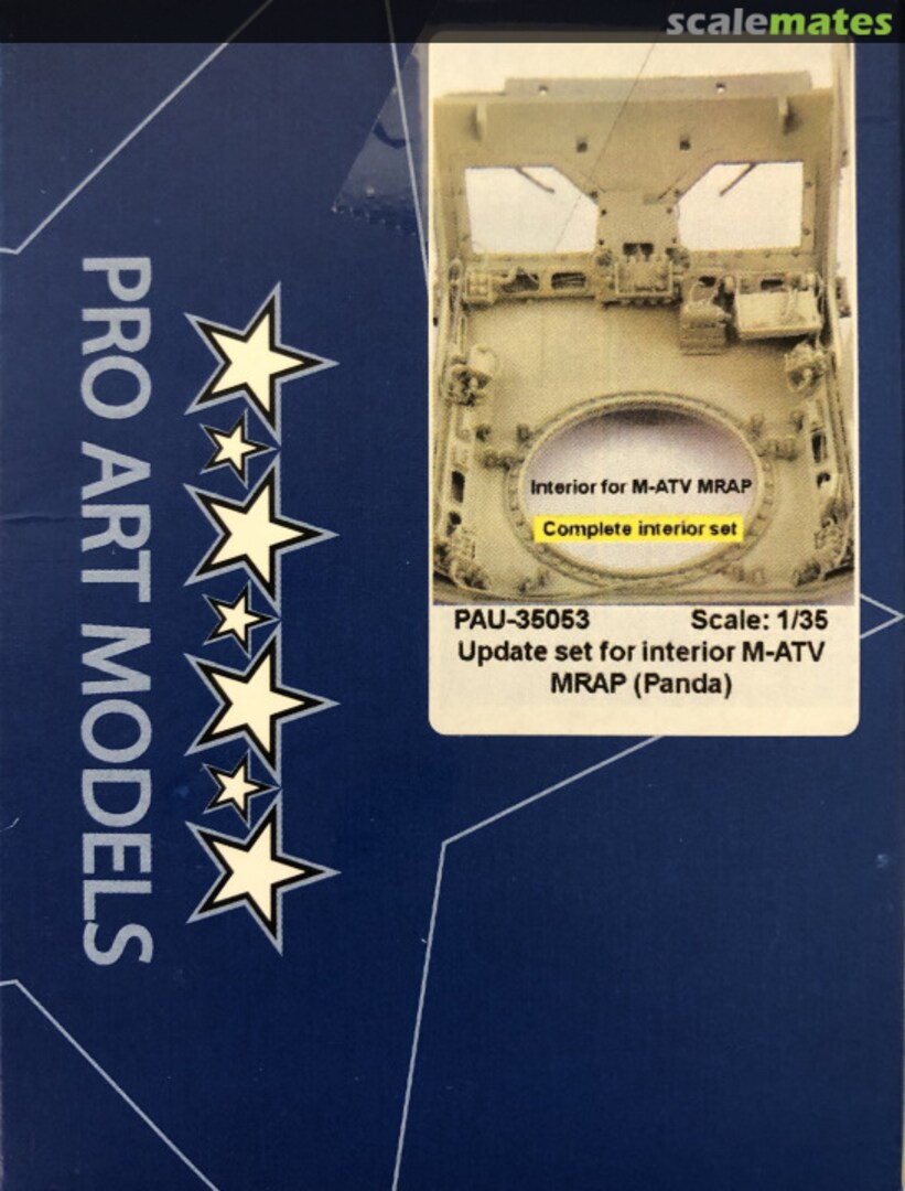Boxart M-ATV MRAP Interior Upgrade Set (Panda) PAU-35053 Pro Art Models