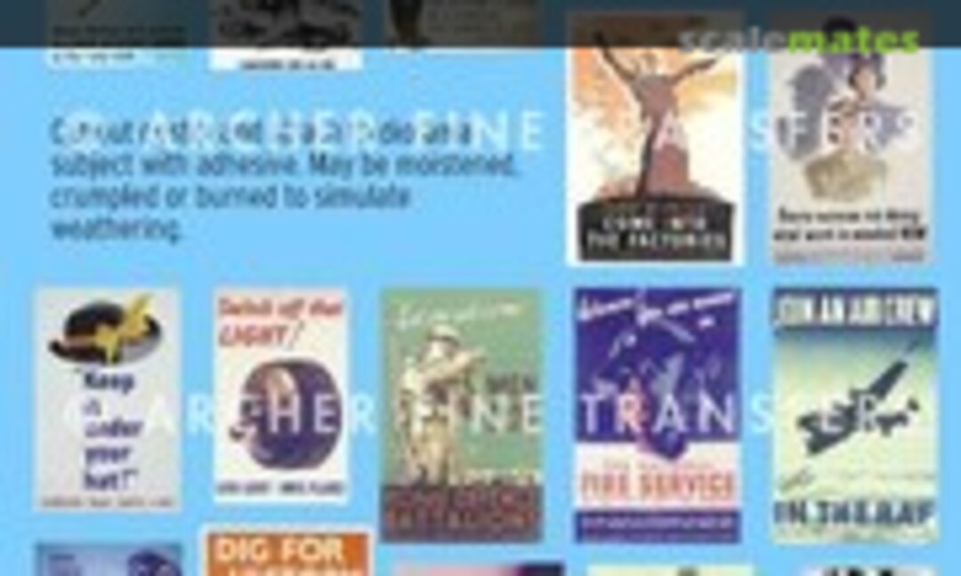 1:35 British WWII propaganda posters (Archer AR35094) AR35094