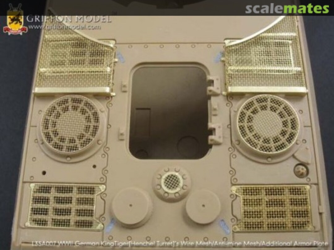 Boxart King Tiger (Henschel) Additional Armor Plate L35A007 Griffon Model Boxart King Tiger (Henschel) Additional Armor Plate L35A007 Griffon Model