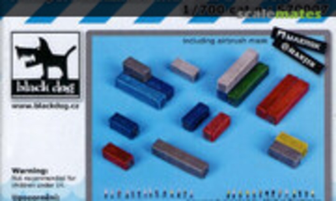 1:700 Transport containers (Black Dog S70007) S70007