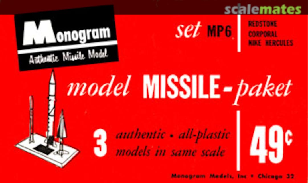 Boxart Model Missile-paket MP6 Monogram Boxart Model Missile-paket MP6 Monogram