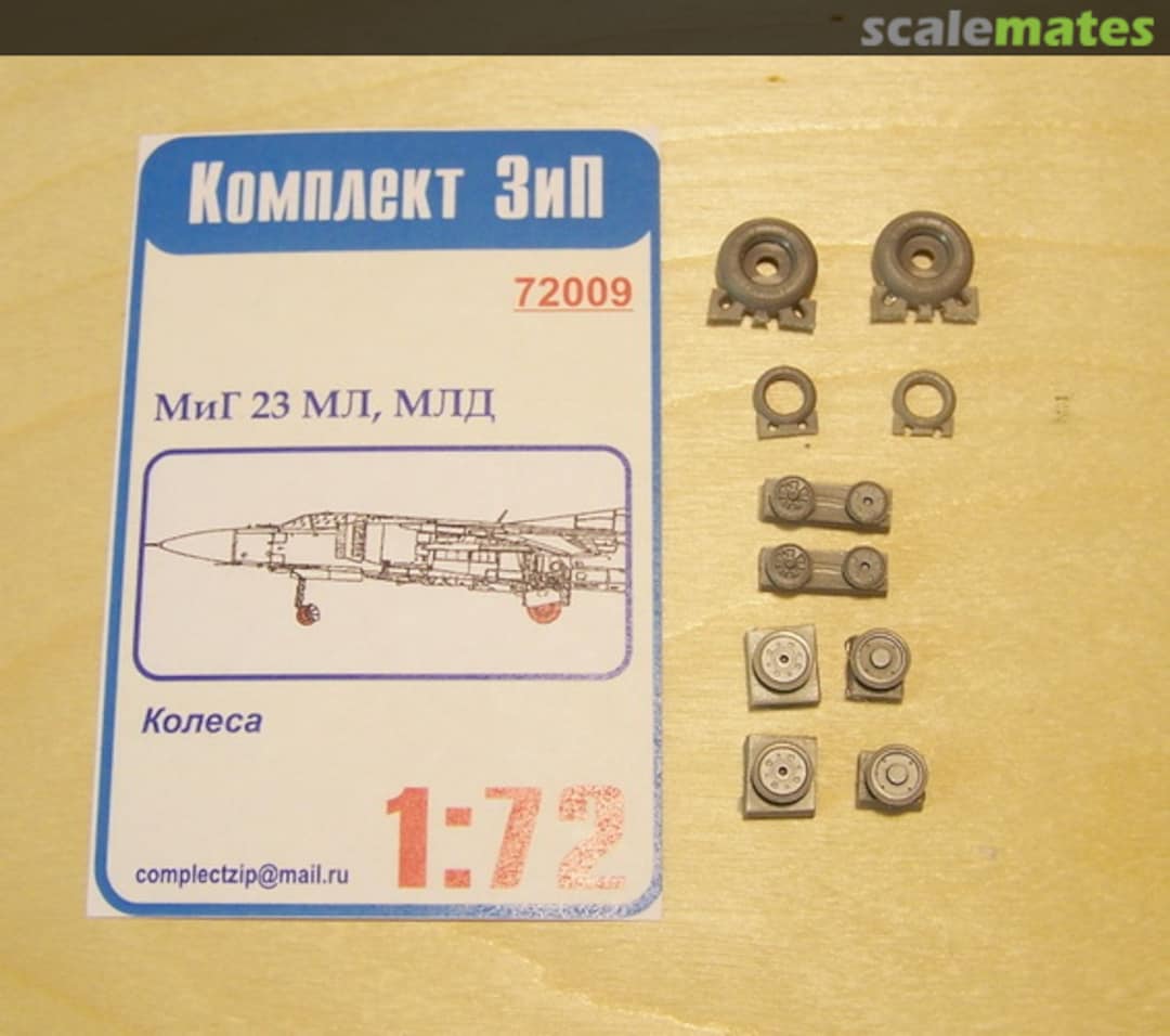 Boxart Wheels for MiG-23ML, MLD 72009 Komplekt Zip Boxart Wheels for MiG-23ML, MLD 72009 Komplekt Zip
