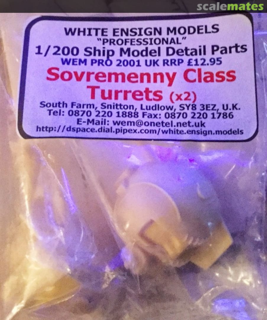 Boxart Sovremenny Class Turrets PRO 2001 White Ensign Models Boxart Sovremenny Class Turrets PRO 2001 White Ensign Models