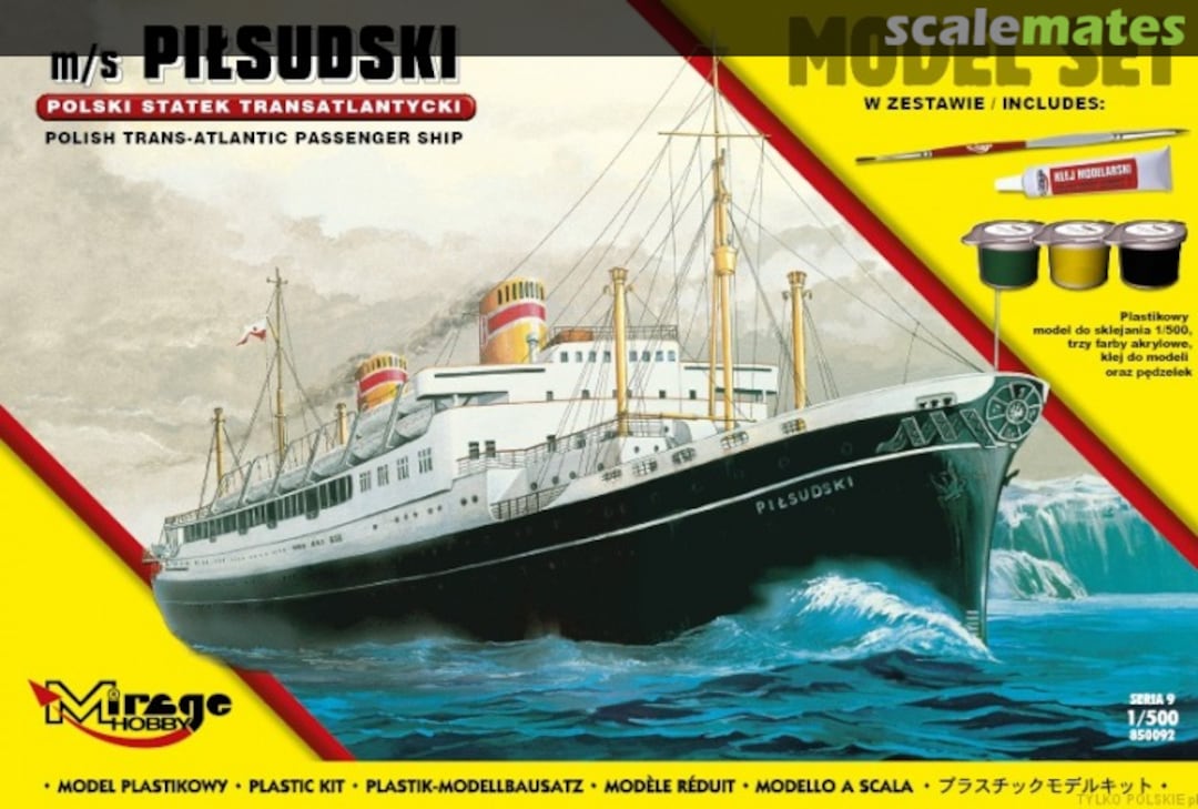Boxart M/S Piłsudski 850092 Mirage Hobby Boxart M/S Piłsudski 850092 Mirage Hobby