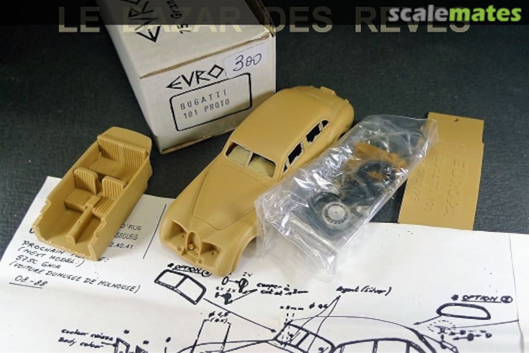 Boxart Bugatti Type 101 Berline Europa Boxart Bugatti Type 101 Berline Europa