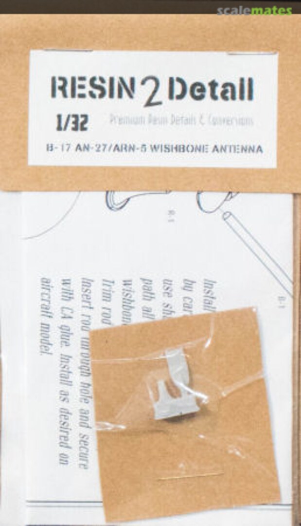 Boxart AN-25/ARN-5 Wishbone Antenna AC32023 RESIN2detail Boxart AN-25/ARN-5 Wishbone Antenna AC32023 RESIN2detail
