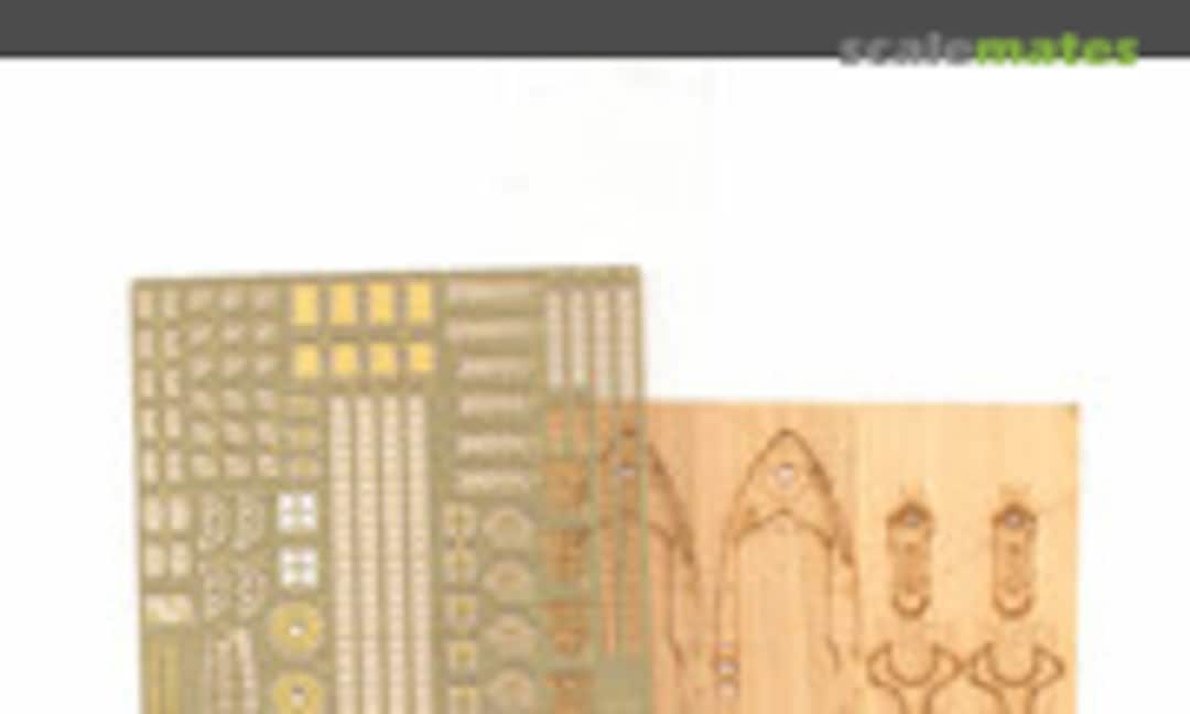 1:Egg Chibi-Maru Fleet I-400-Class Submarine Photo-Etched Parts & Wooden Deck Stickers (Fujimi 11502) 11502