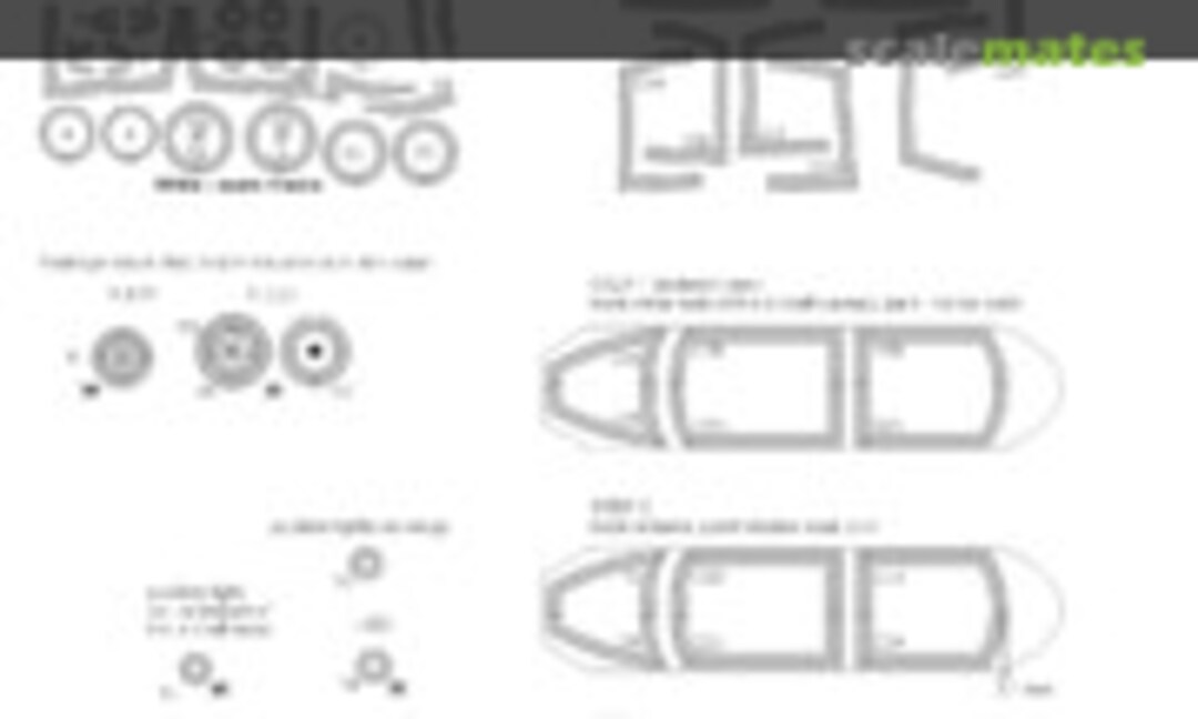 1:48 T-38C Talon (NASA) EXPERT kabuki masks (New Ware NWAM0125) NWAM0125