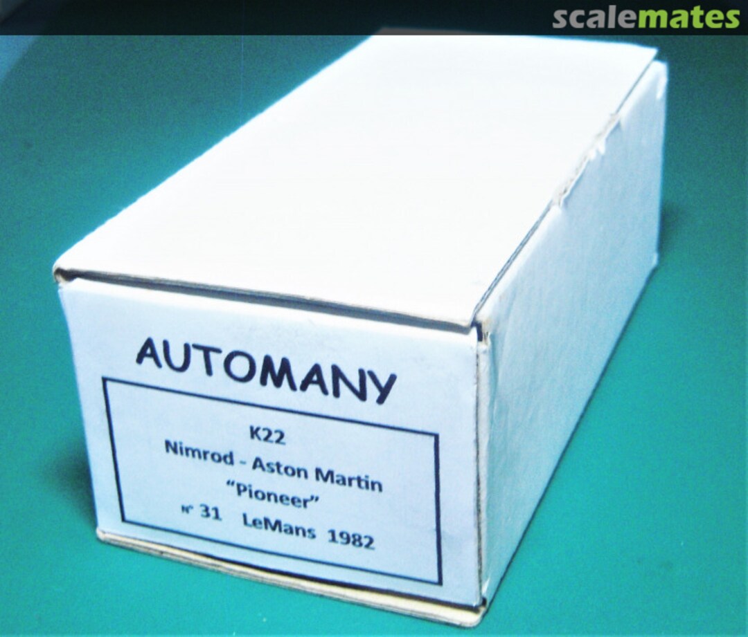 Boxart Nimrod NRA C2 - Aston Martin K22 Automany Boxart Nimrod NRA C2 - Aston Martin K22 Automany