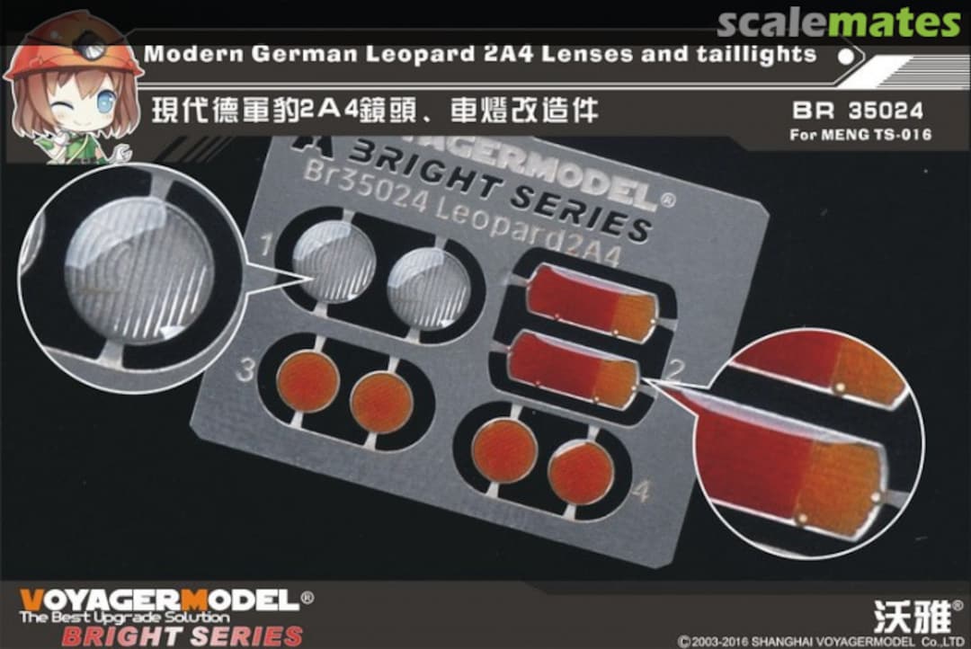 Boxart Leopard 2A4 Lenses and taillights BR35024 Voyager Model Boxart Leopard 2A4 Lenses and taillights BR35024 Voyager Model